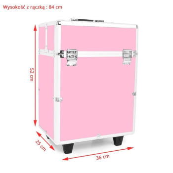 KUFER GLAMOUR 9022 RÓŻOWY